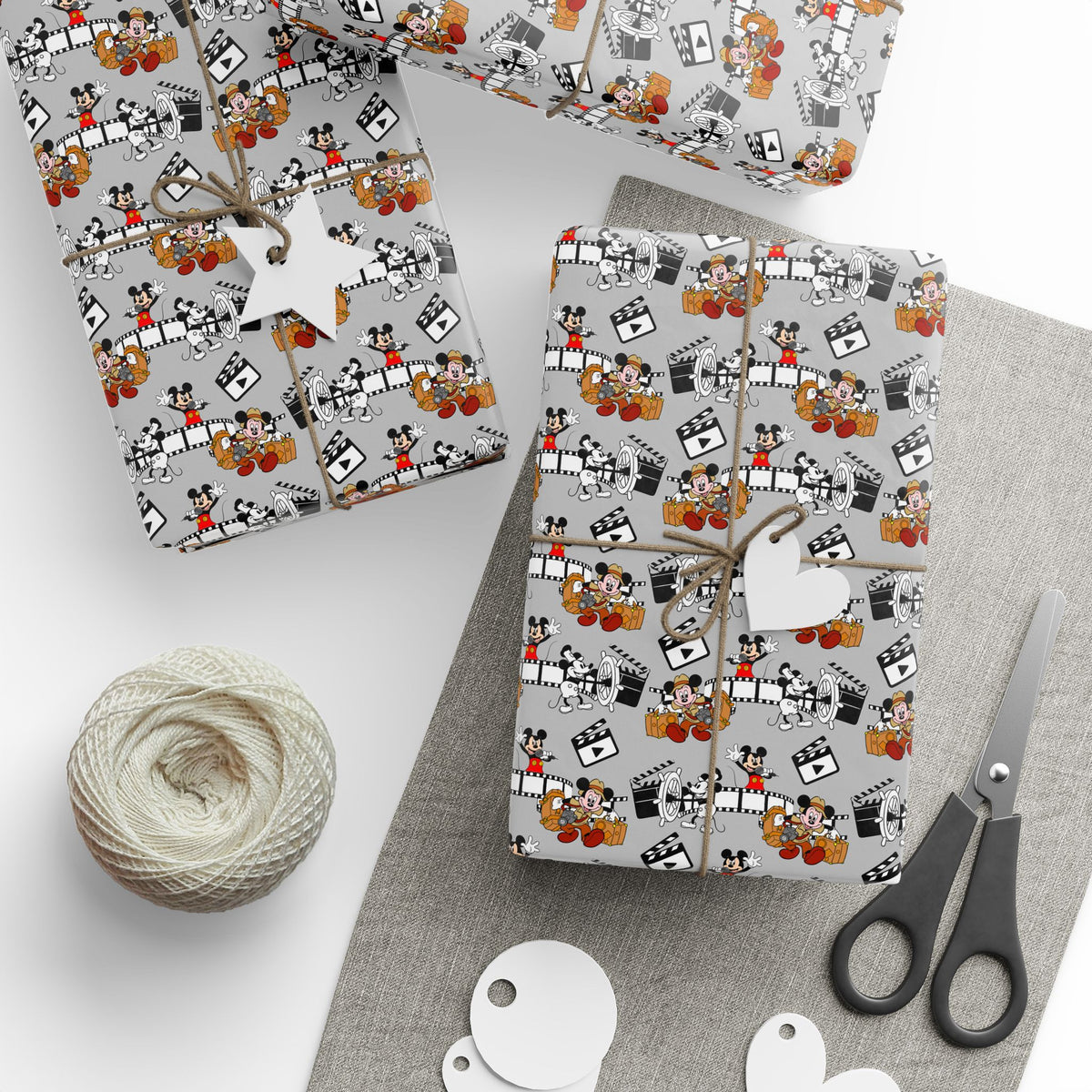 Evolution of Mickey Wrapping Paper Roll