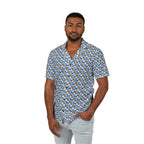 Blue Checkerboard Donald Hawaiian Shirt