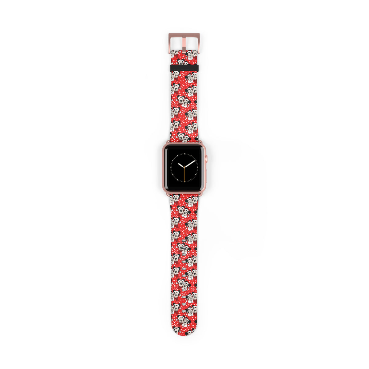 Christmas Holiday Snuggles Whimsical Watch Band - Apple