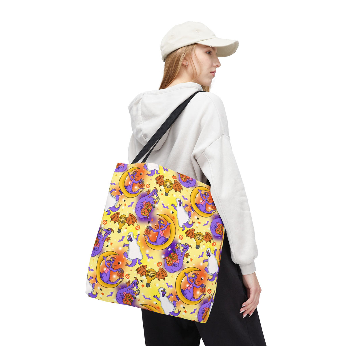 Figment on the Moon Yellow Tote Bag