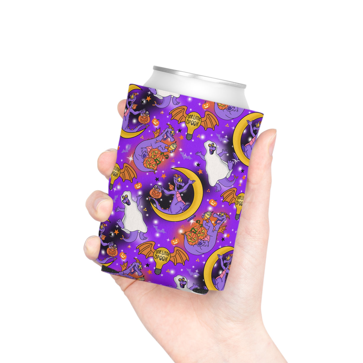 Figment on the Moon Purple Can Cooler Drink Koozie