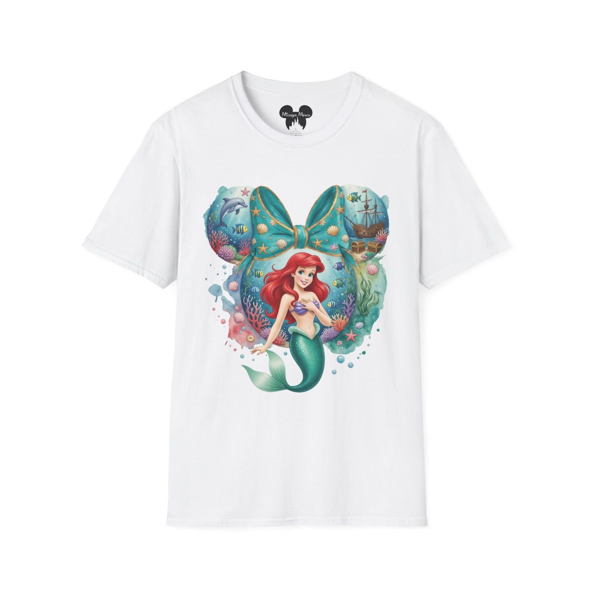 Disney Princess - Ariel's Seashell Vignette Unisex Graphic Tee