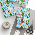 Christmas Candy Cane Wishes Wrapping Paper Roll