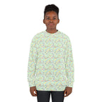 Character Autographs on Green Unisex Crewneck Sweatshirt