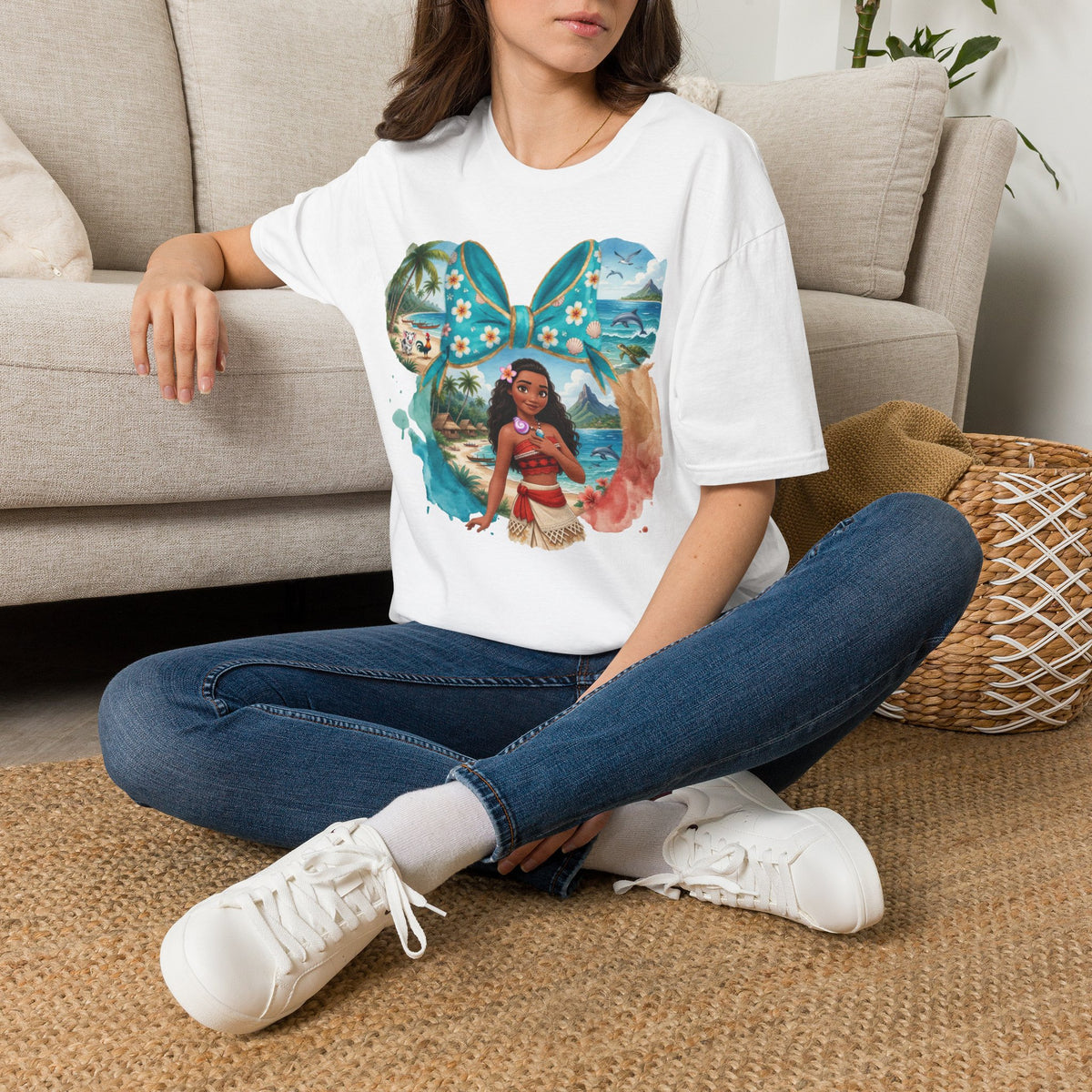 Disney Princess - Moana's Ocean Wayfinder Vignette Unisex Graphic Tee