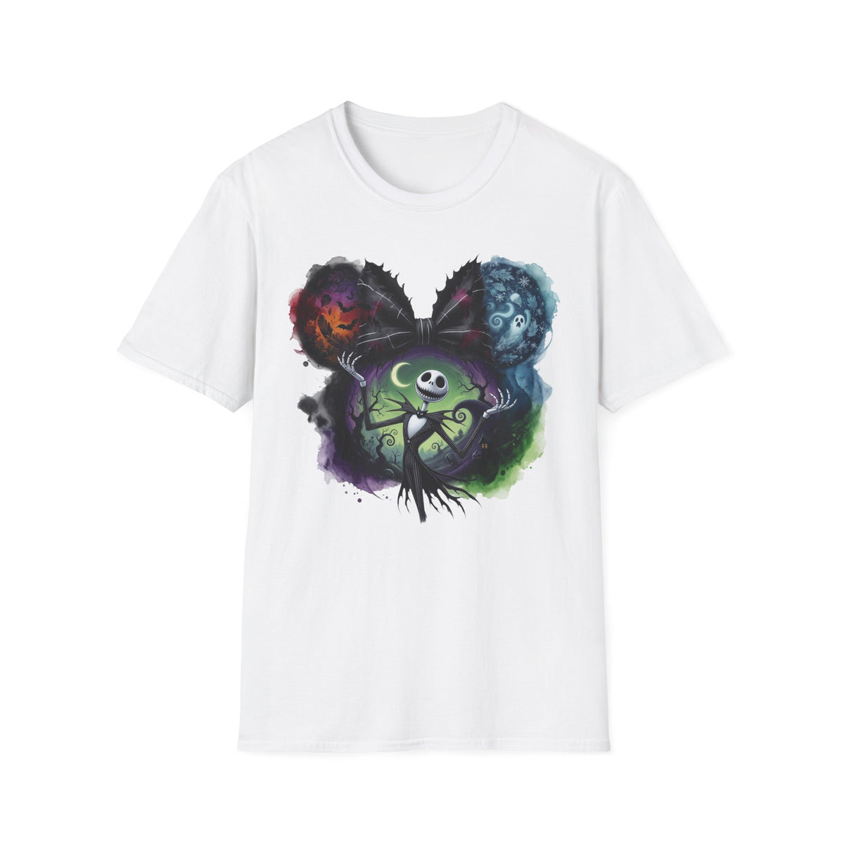 TNBC - Jack Skellington's Pumpkin King Vignette Unisex Graphic Tee