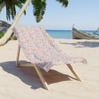 Character Autographs on Pink Beach Towel