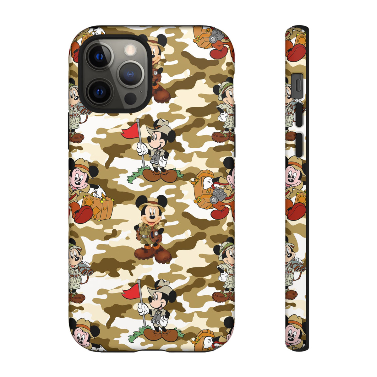 Jungle Camo Mickey Resort Ready Cell Phone Tech Case