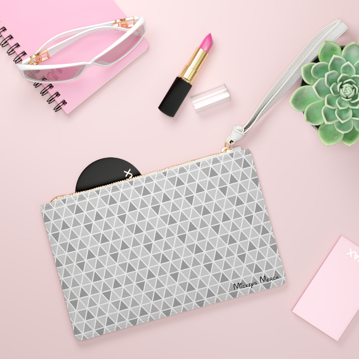 Epcot Ball Pattern Convertible Wristlet Clutch