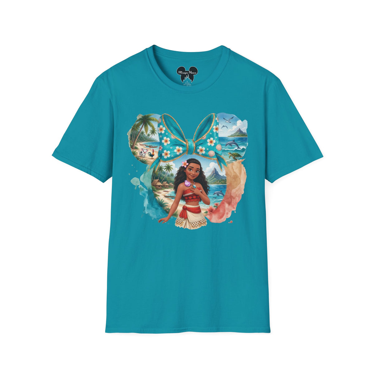 Disney Princess - Moana's Ocean Wayfinder Vignette Unisex Graphic Tee