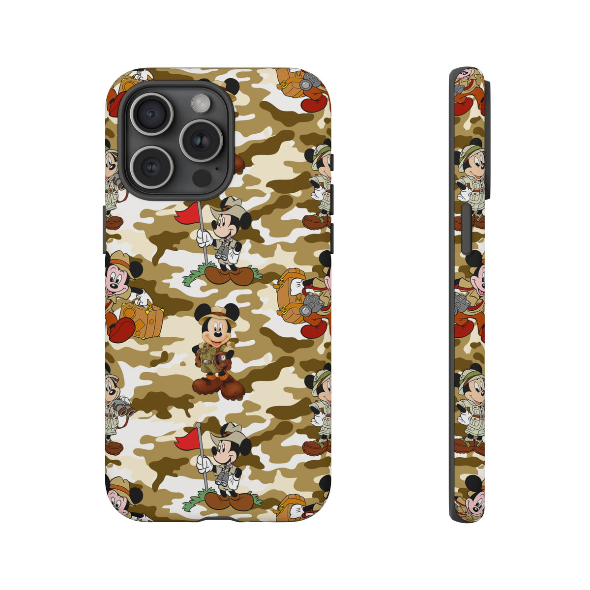 Jungle Camo Mickey Resort Ready Cell Phone Tech Case