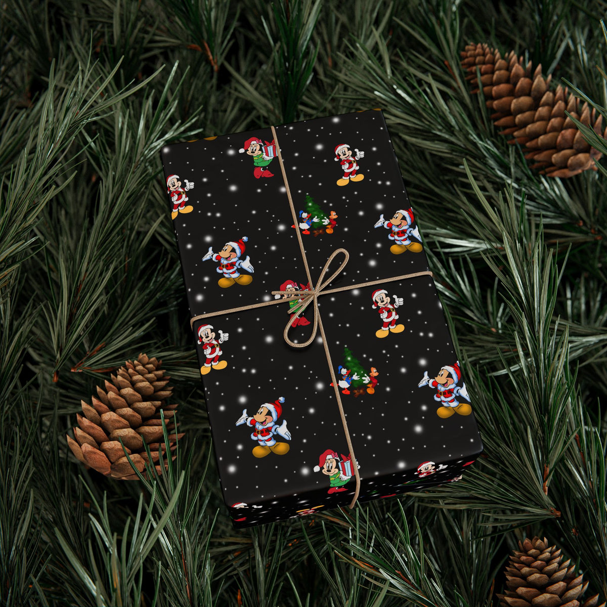 Starlight Christmas Wrapping Paper Roll
