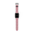 Pink Checkerboard Minnie Whimsical Watch Band - Apple