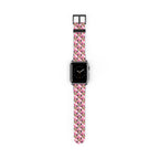 Pink Checkerboard Minnie Whimsical Watch Band - Apple