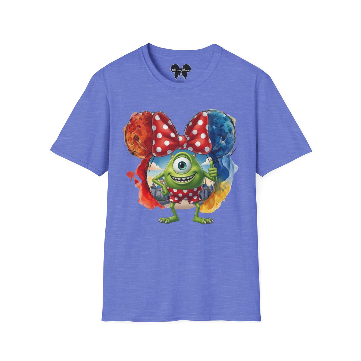Monsters Inc - Mike Wazowski's Polka Dot Vignette Unisex Graphic Tee