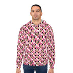 Pink Checkerboard Minnie Hooded Sweatshirt