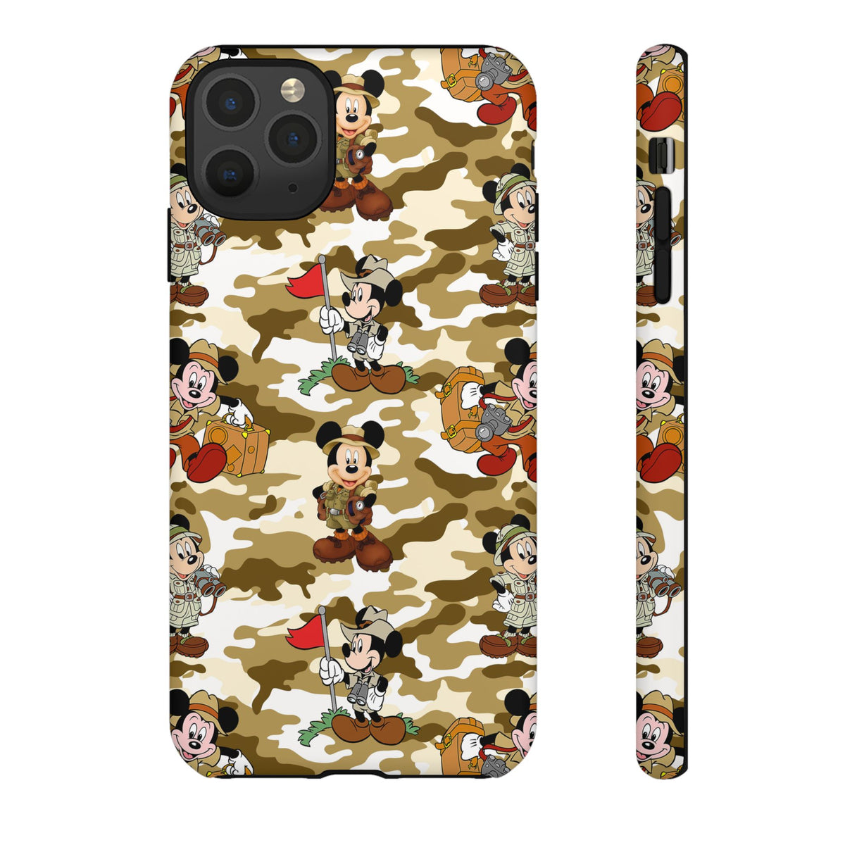 Jungle Camo Mickey Resort Ready Cell Phone Tech Case