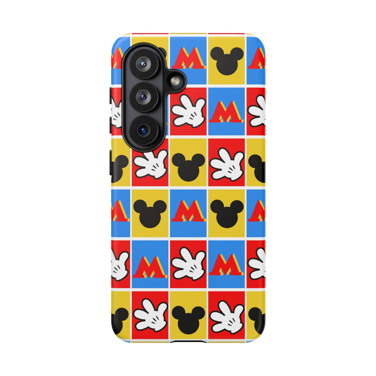 Checkerboard Mickey Hands Resort Ready Cell Phone Tech Case