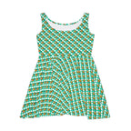 Teal Checkerboard Pluto Sundress