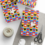Checkerboard Mickey Hands Wrapping Paper Roll