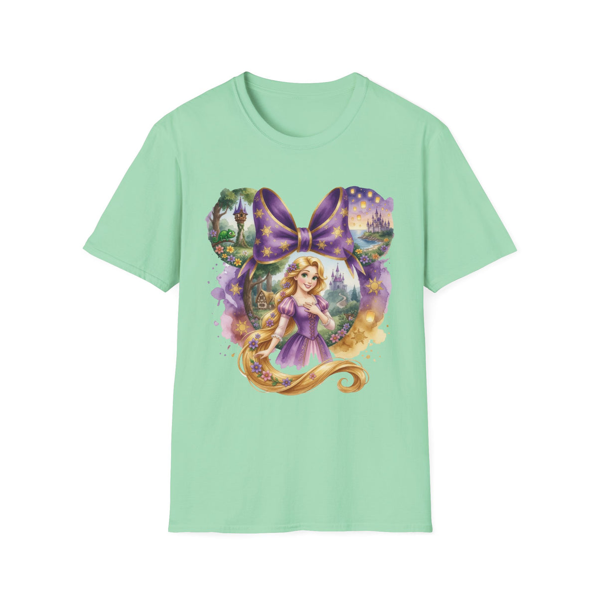 Disney Princess - Rapunzel's Floating Lanterns Vignette Unisex Graphic Tee