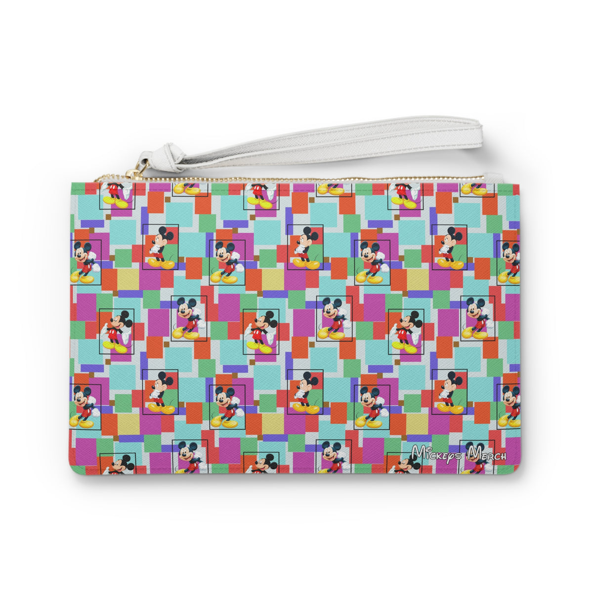 Colorblock Mickey Convertible Wristlet Clutch