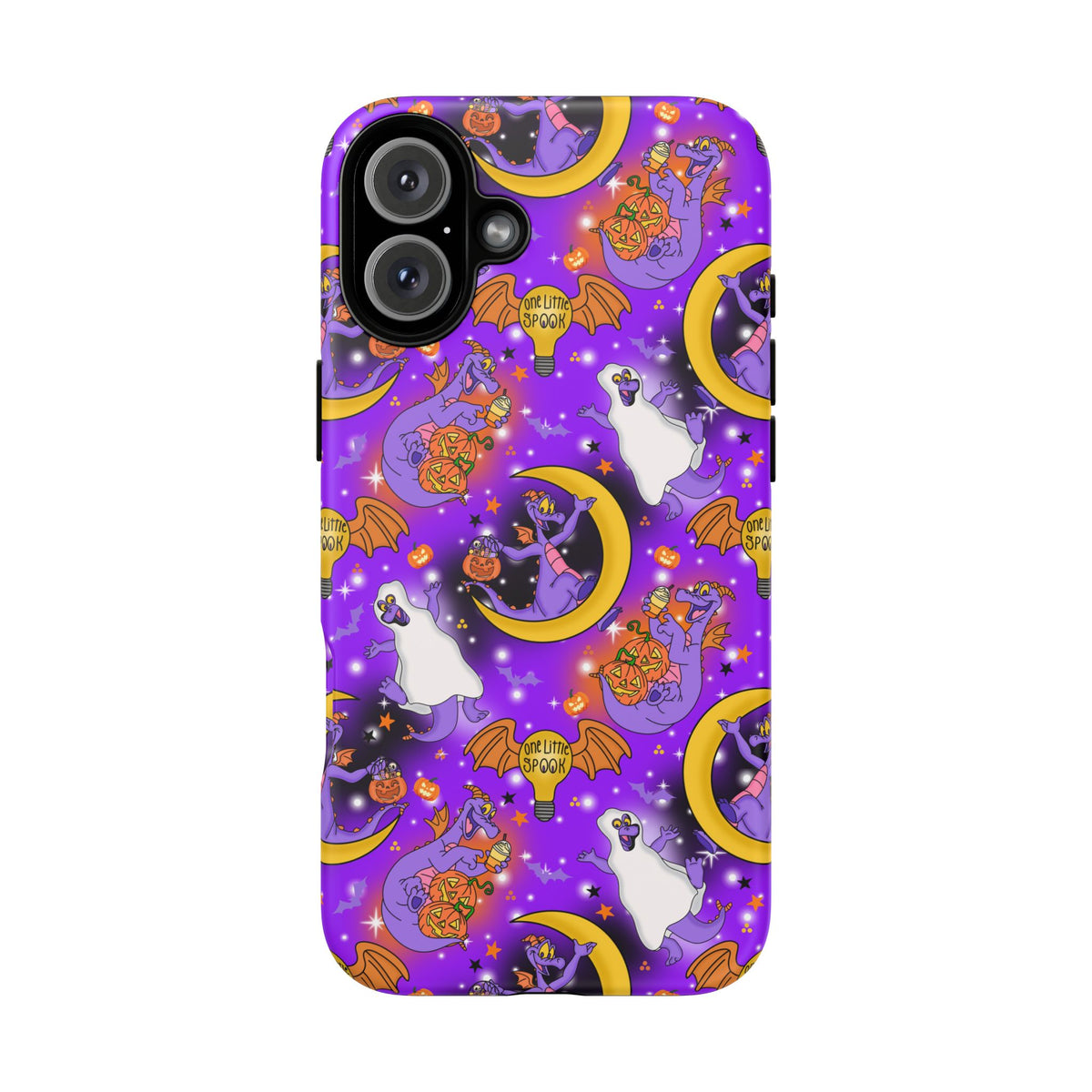 Figment on the Moon Purple Resort Ready Cell Phone Tech Case