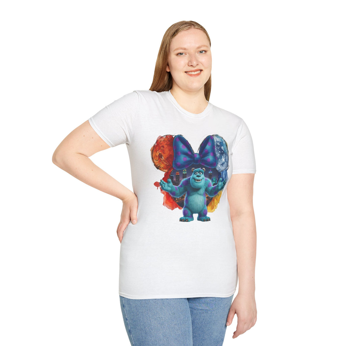 Monsters Inc - Sulley's Monstropolis Vignette Unisex Graphic Tee