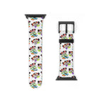 Rainbow Christmas Whimsical Watch Band - Apple
