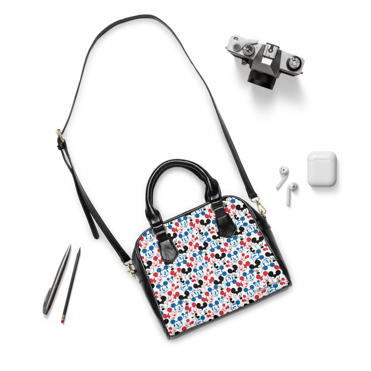 Emoji Mickey Shoulder Handbag