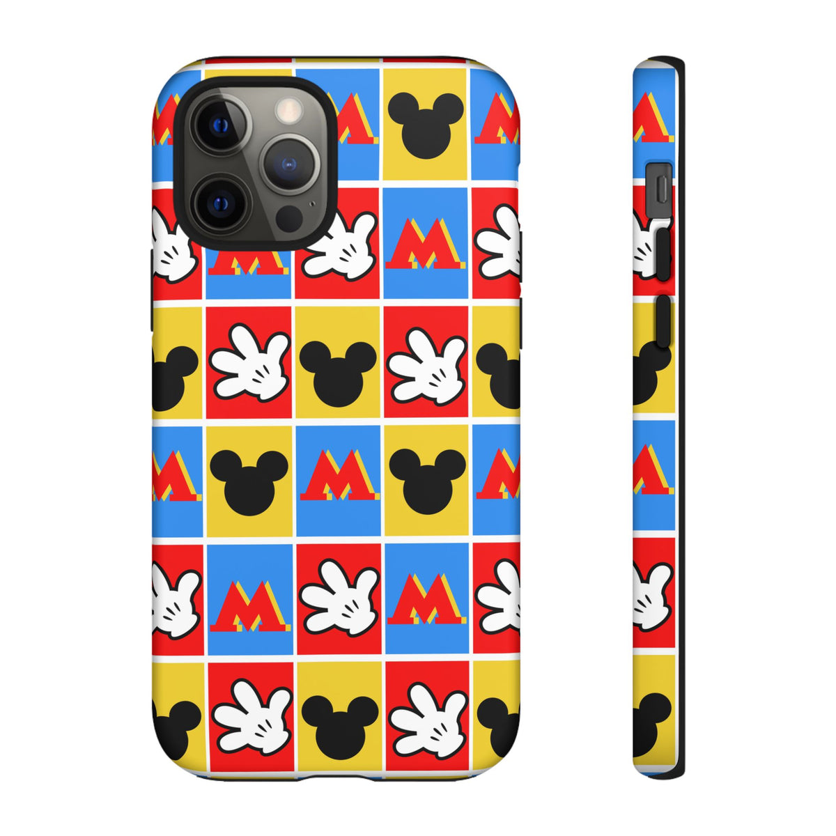 Checkerboard Mickey Hands Resort Ready Cell Phone Tech Case