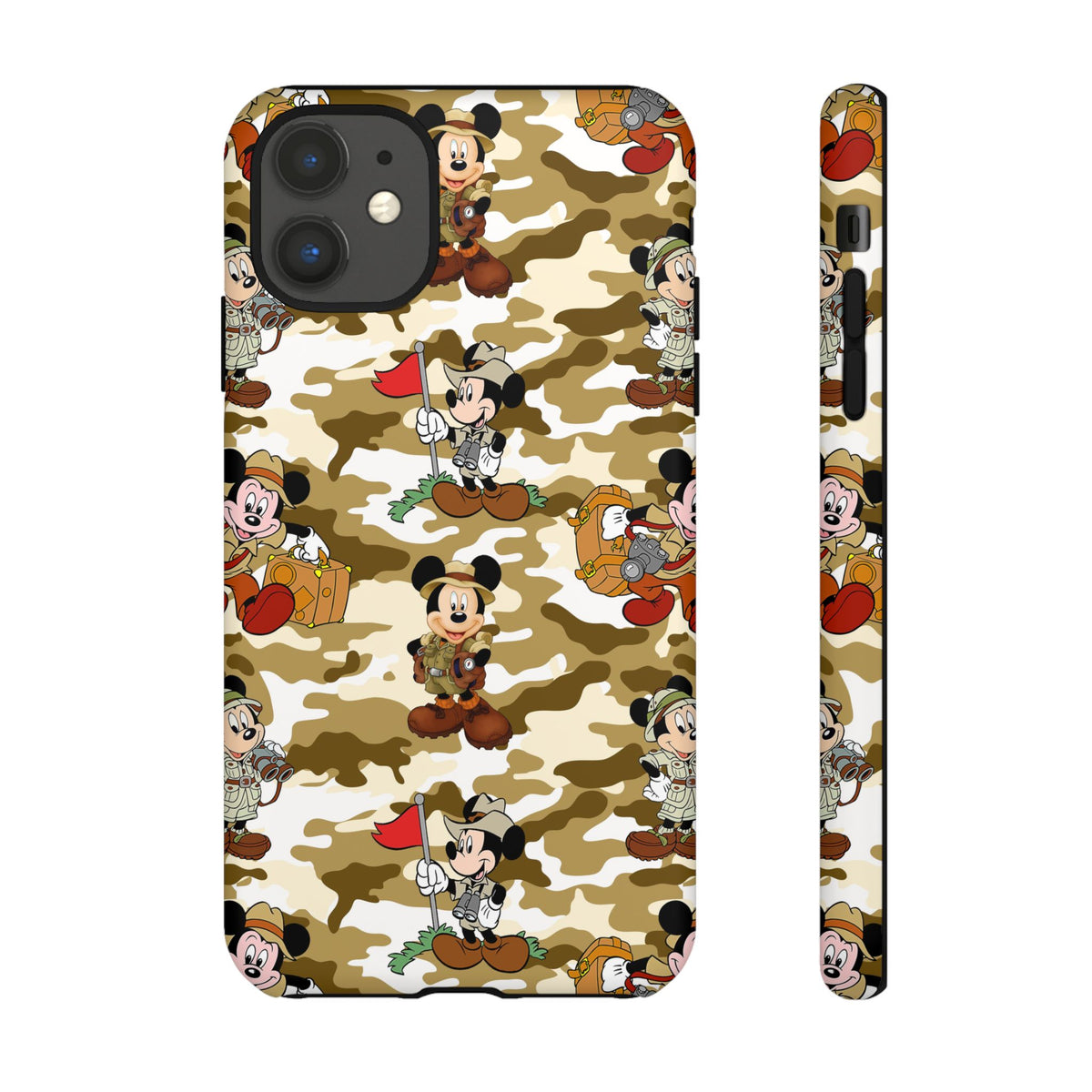 Jungle Camo Mickey Resort Ready Cell Phone Tech Case