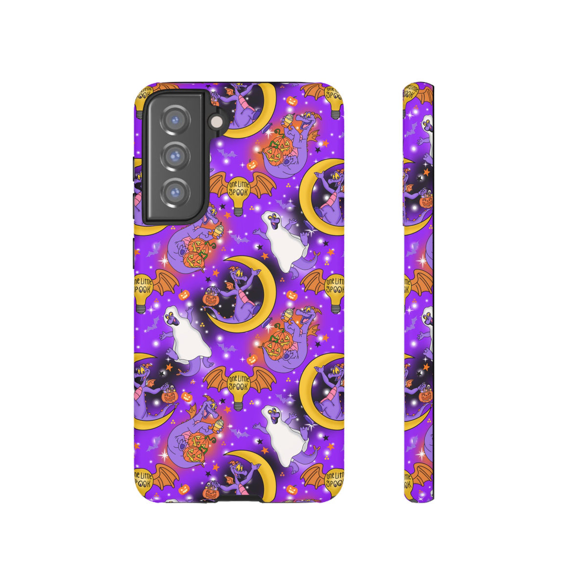 Figment on the Moon Purple Resort Ready Cell Phone Tech Case