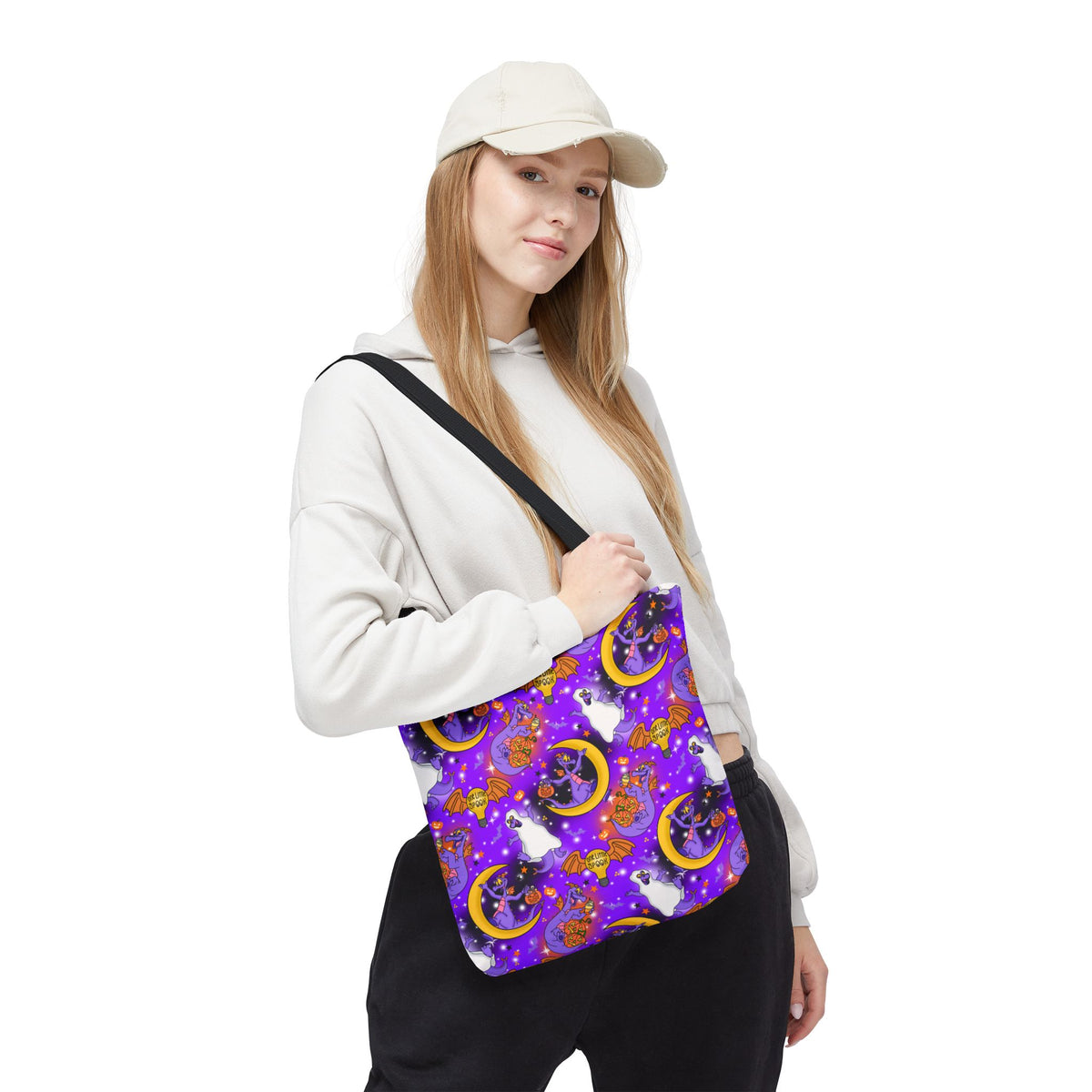 Figment on the Moon Purple Tote Bag