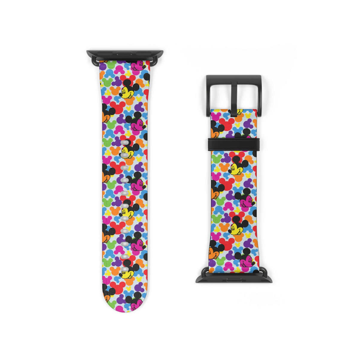 Technicolor Mouse Whimsical Watch Band - Apple
