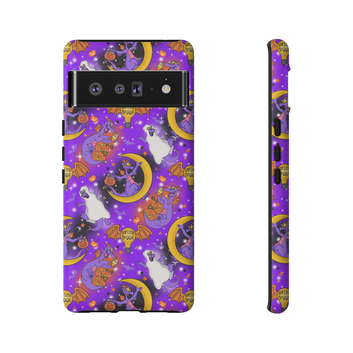 Figment on the Moon Purple Resort Ready Cell Phone Tech Case