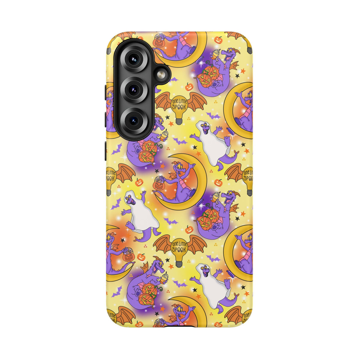 Figment on the Moon Yellow Resort Ready Cell Phone Tech Case
