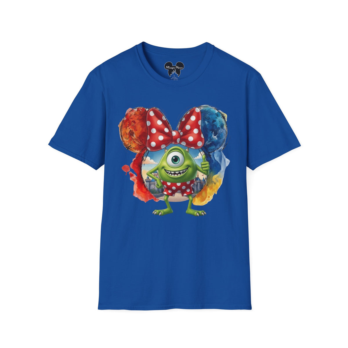 Monsters Inc - Mike Wazowski's Polka Dot Vignette Unisex Graphic Tee