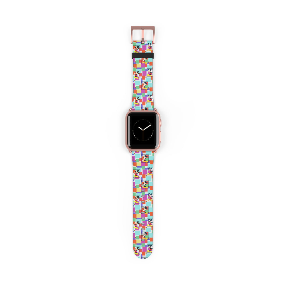 Colorblock Mickey Whimsical Watch Band - Apple