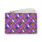Figment on the Moon Purple Convertible Wristlet Clutch