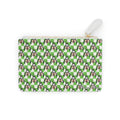 Green Checkerboard Goofy Mini Clutch