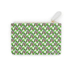 Green Checkerboard Goofy Mini Clutch