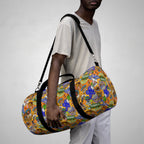 Four Parks Ride Collage Travel Duffel Bag