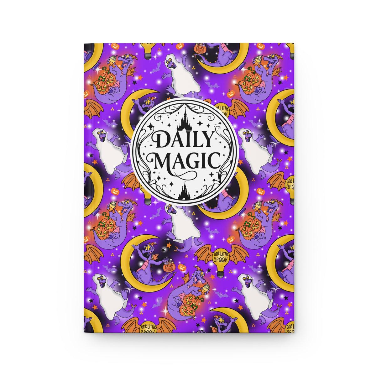 Figment on the Moon Purple Daily Magic Matte Hardcover Journal