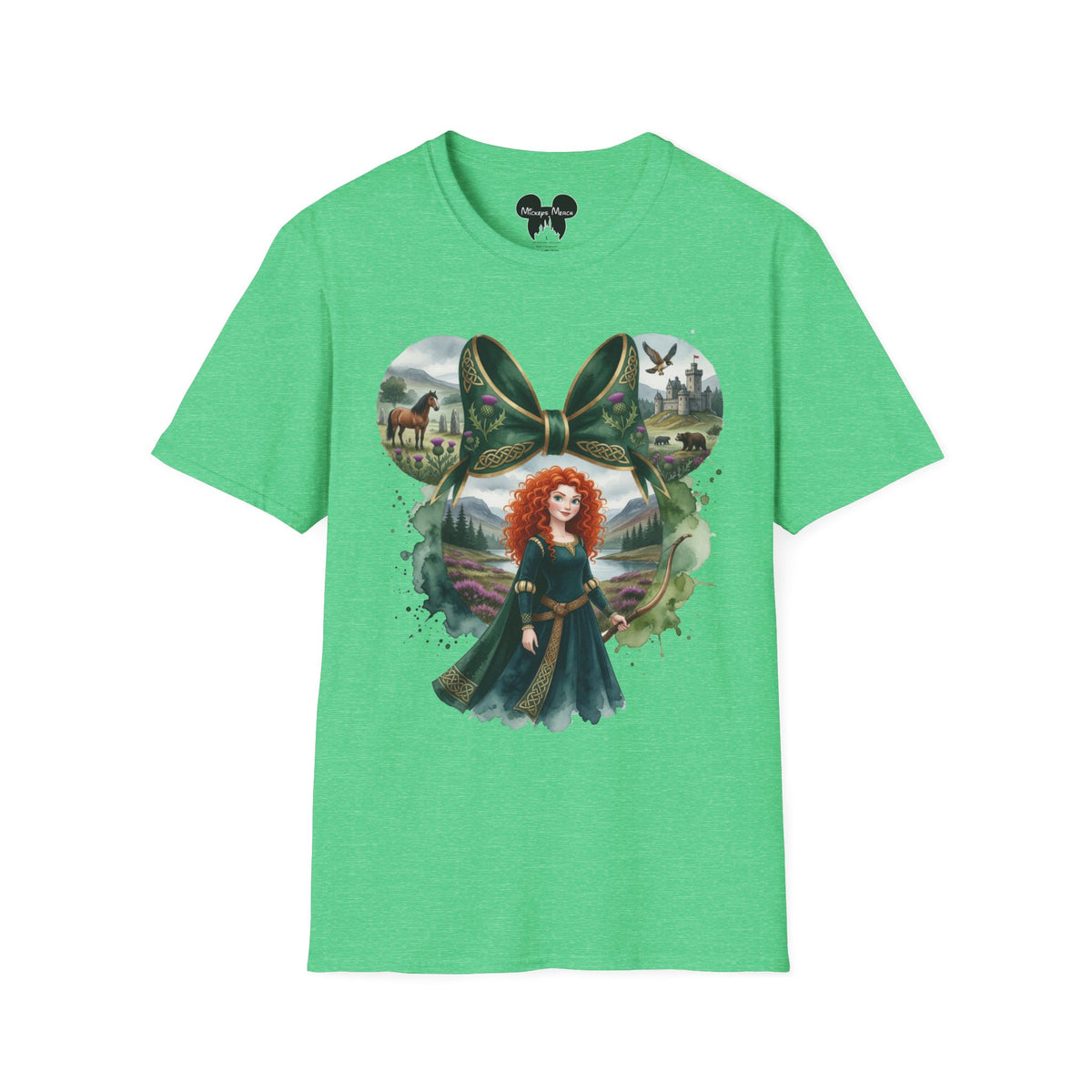 Disney Princess - Merida's Celtic Archer Vignette Unisex Graphic Tee