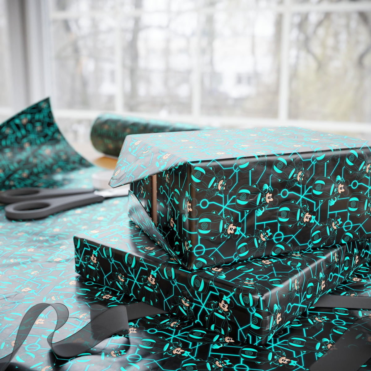 Tron Mickey Wrapping Paper Roll