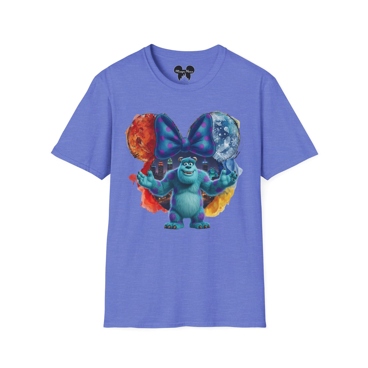 Monsters Inc - Sulley's Monstropolis Vignette Unisex Graphic Tee