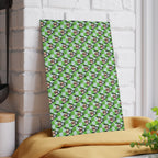 Green Checkerboard Goofy Glass Cutting Board