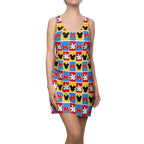 Checkerboard Mickey Hands Racerback Dress