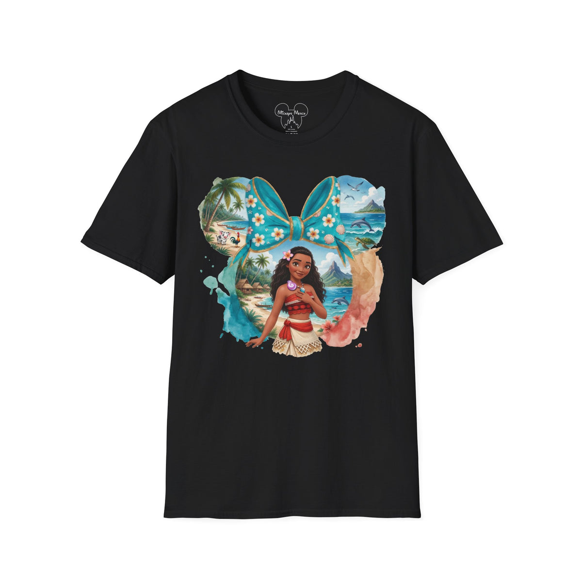 Disney Princess - Moana's Ocean Wayfinder Vignette Unisex Graphic Tee